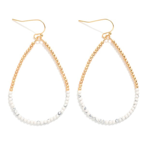 Beaded Teardrop Earrings