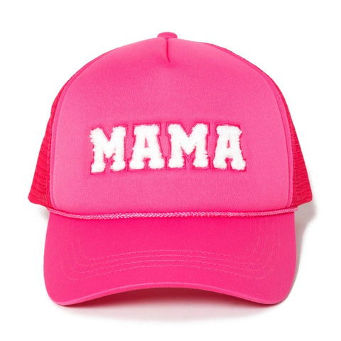 MamaTrucker Hat, Hot Pink