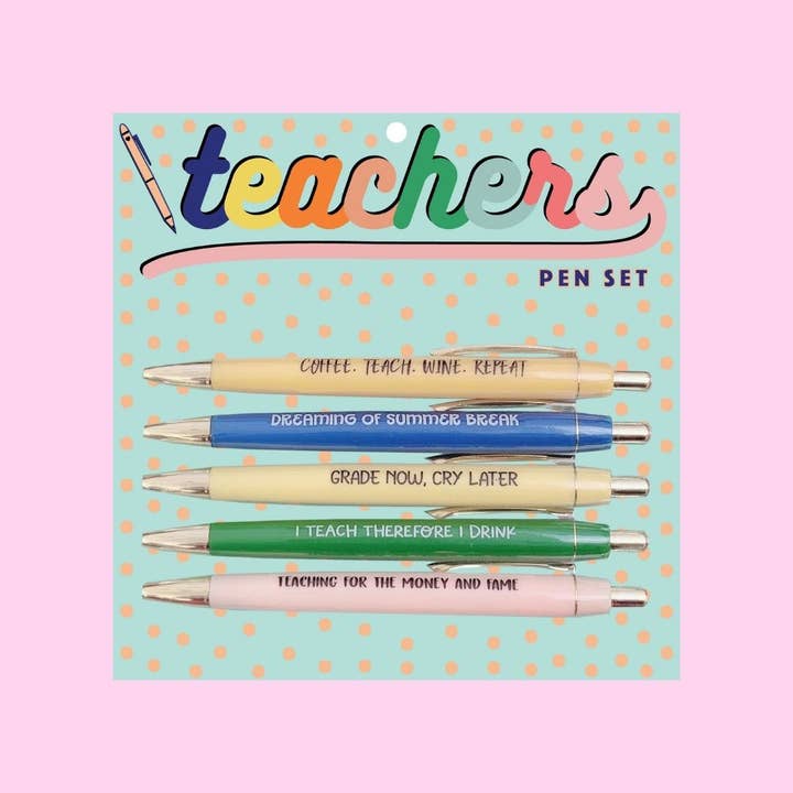 "Teachers" Pen Set