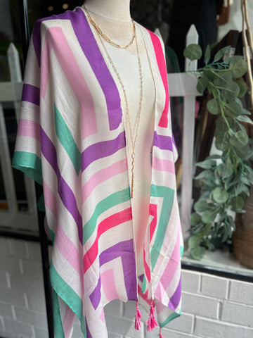 Stripe Kimono