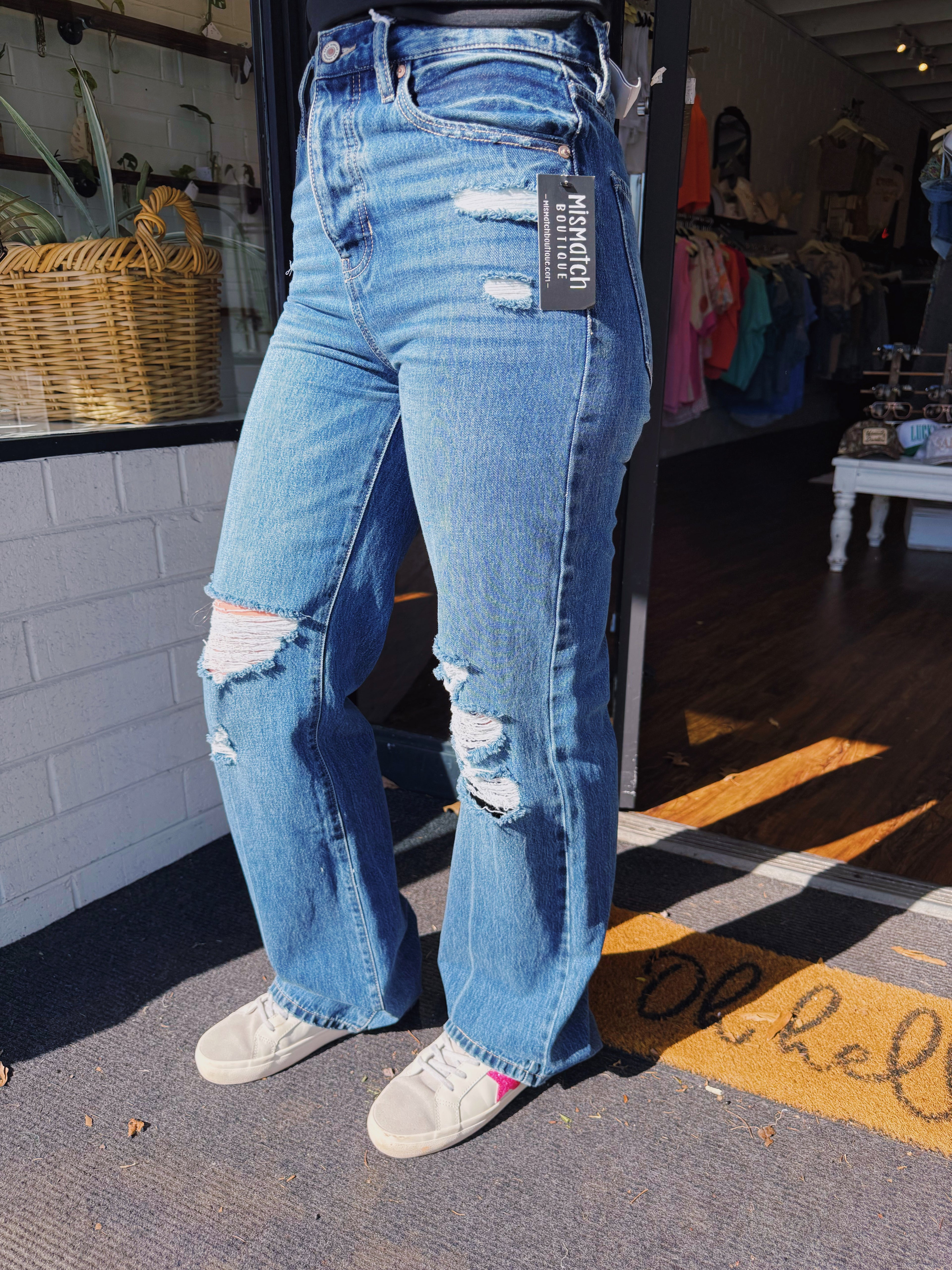 ULTRA HIGH RISE 90’S WIDE LEG FLARE JEANS