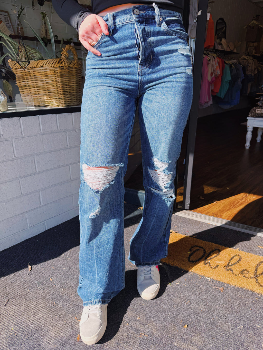 ULTRA HIGH RISE 90’S WIDE LEG FLARE JEANS