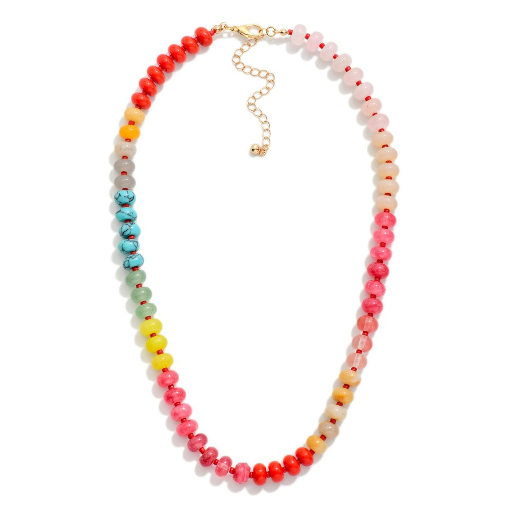 Beaded Necklace Featuring Candy Beads