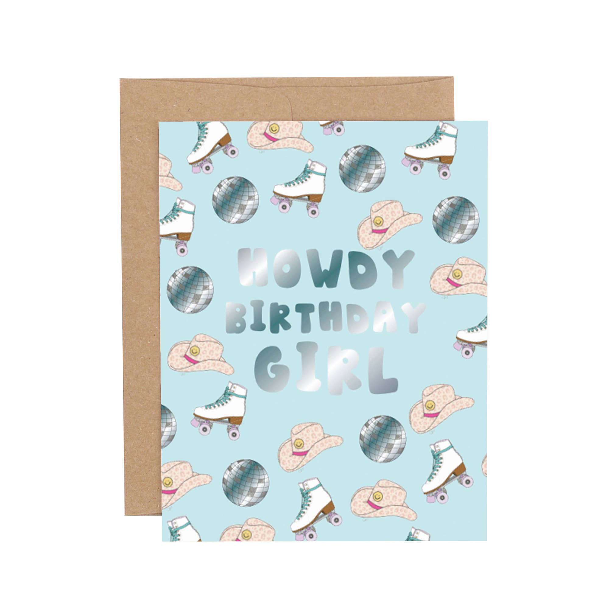 Howdy Birthday Girl Western Greeting Card