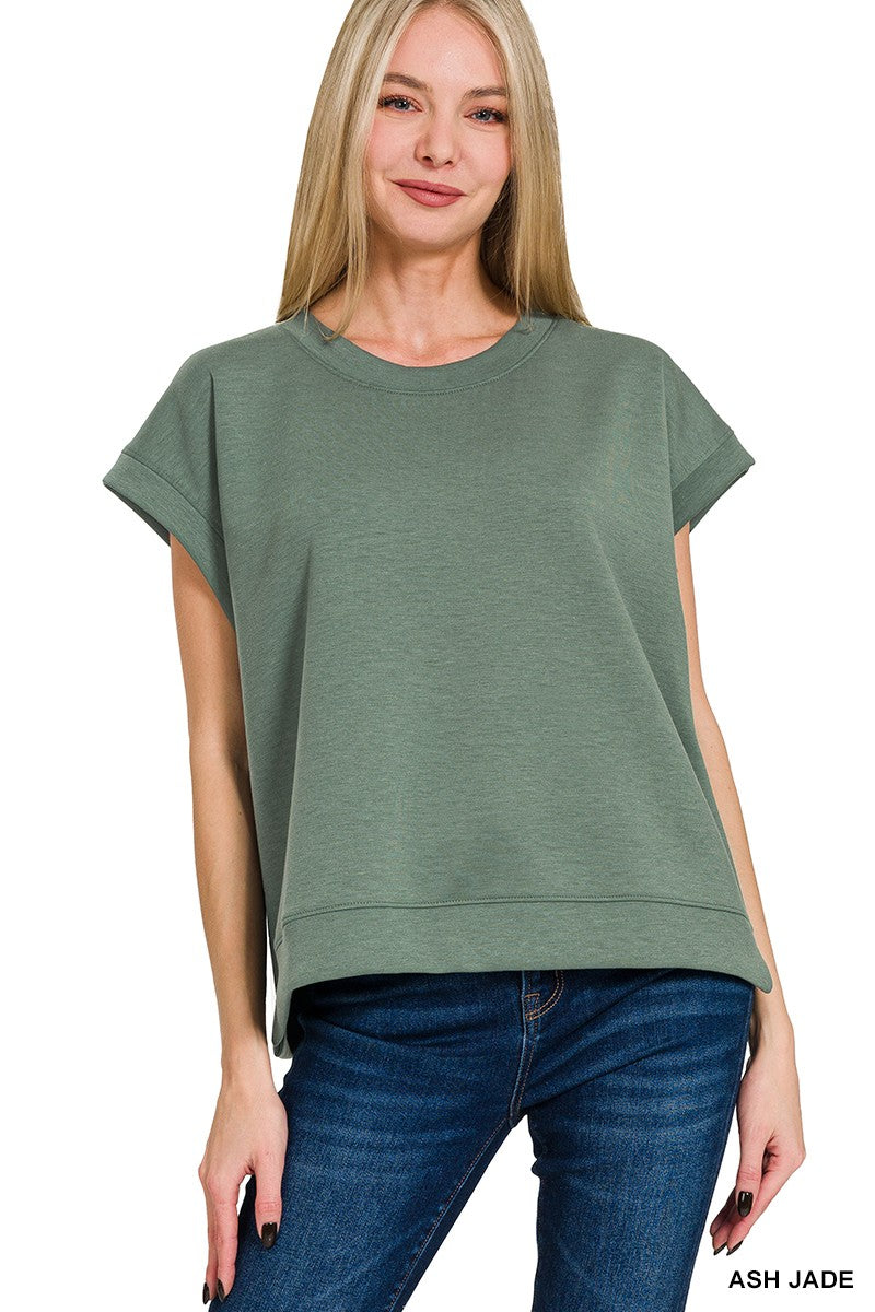 Scuba Short Sleeve Pullover ASH JADE