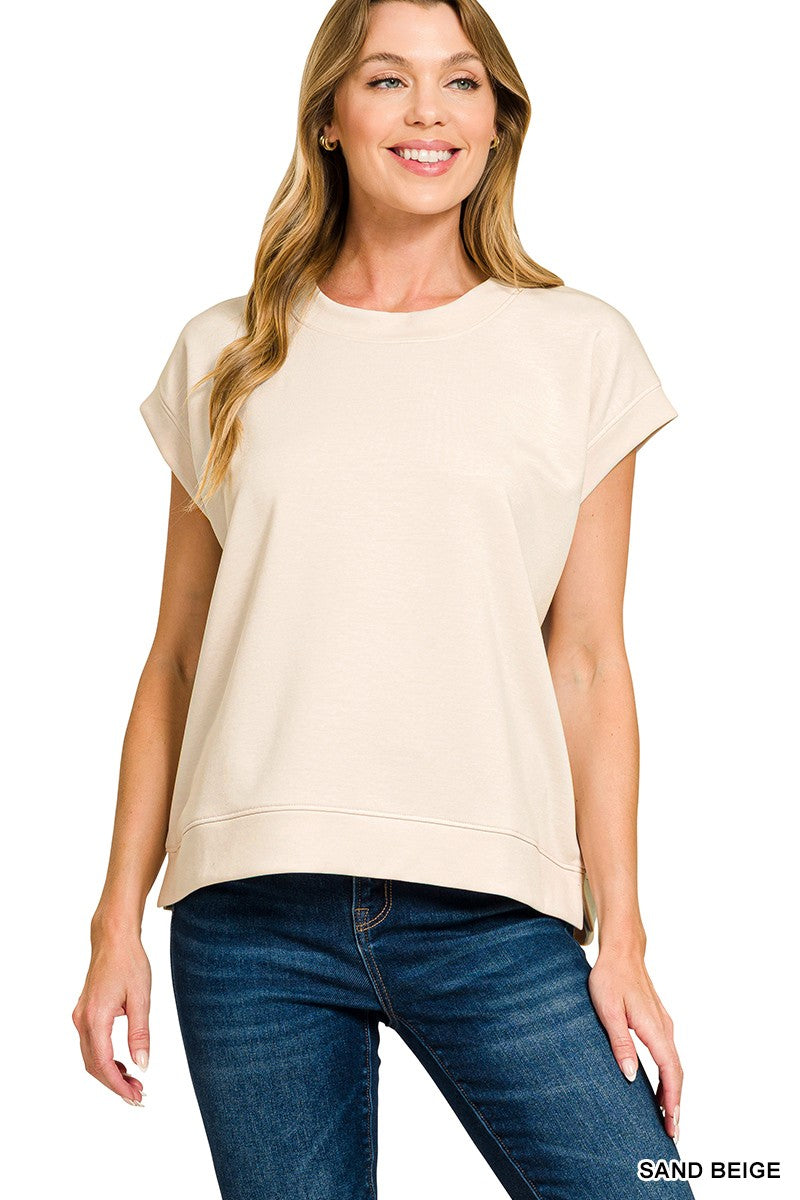 Scuba Short Sleeve Pullover Scuba Short Sleeve Pullover Sand Beige