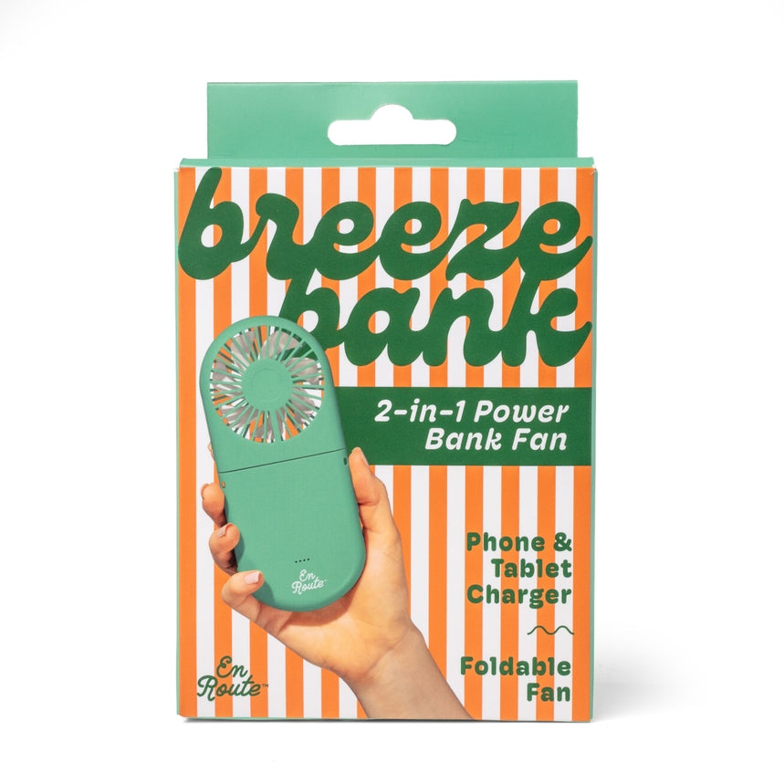 En Route Breeze Bank 2-in-1 Power Bank Fan