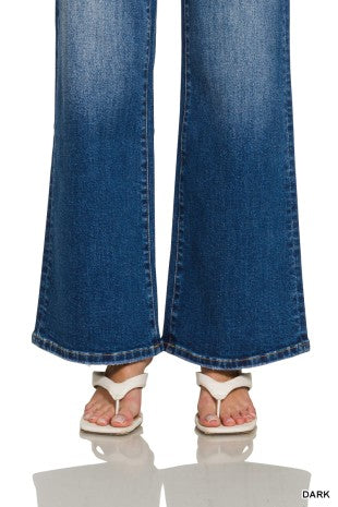 Dark Wash Wide Leg Denim Pants