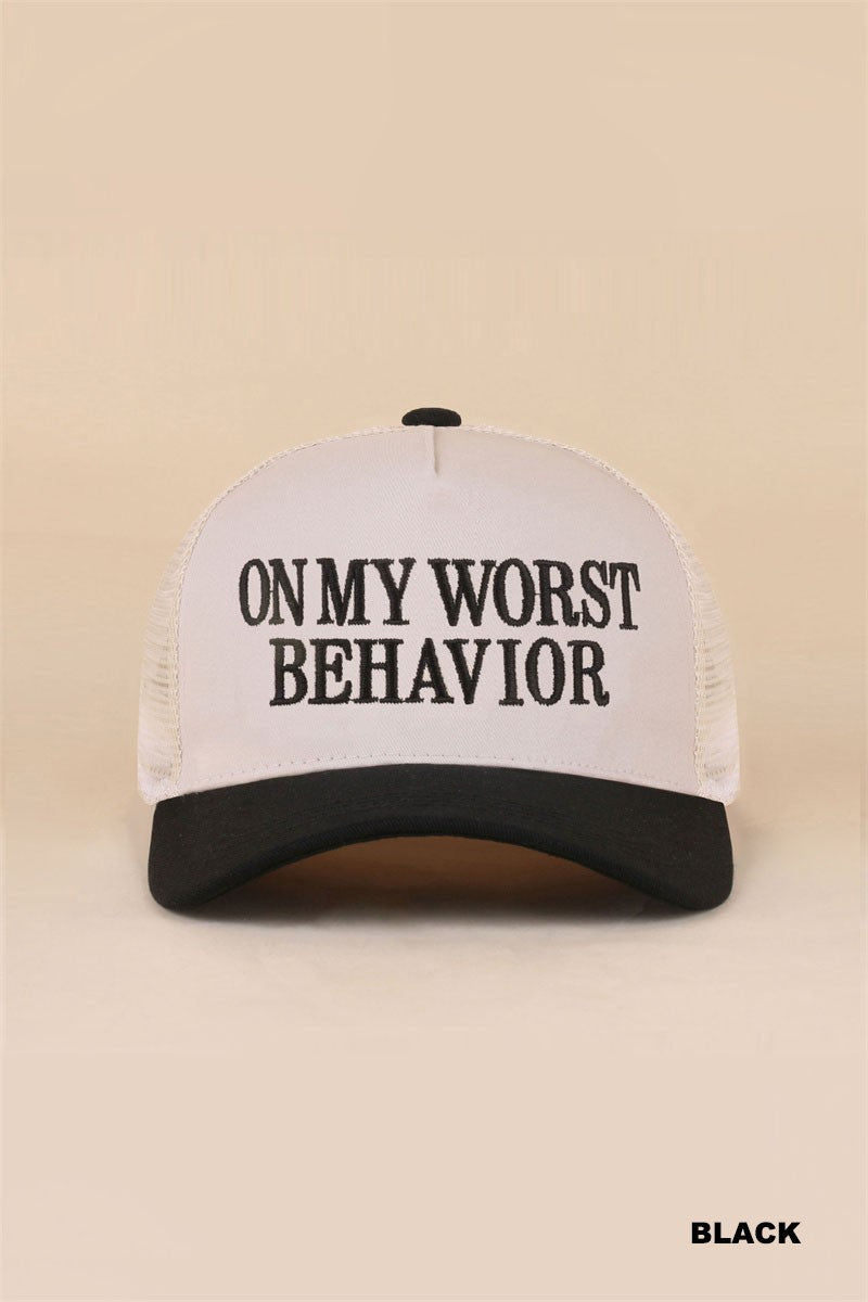 On My Worst Behavior