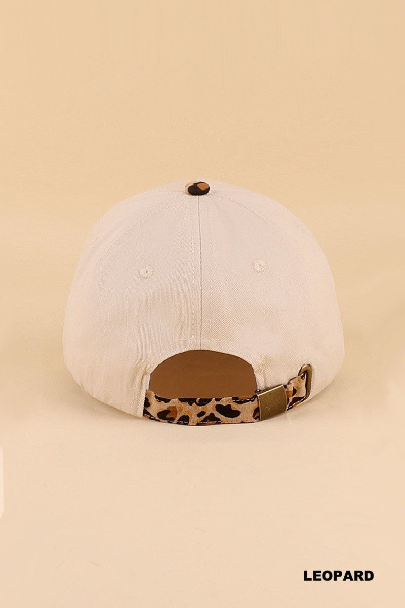 Husband's Problem Hat- Leopard