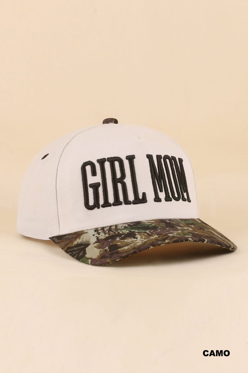 Girl Mom Snapback - Camo