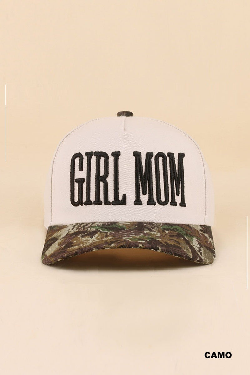 Girl Mom Snapback - Camo