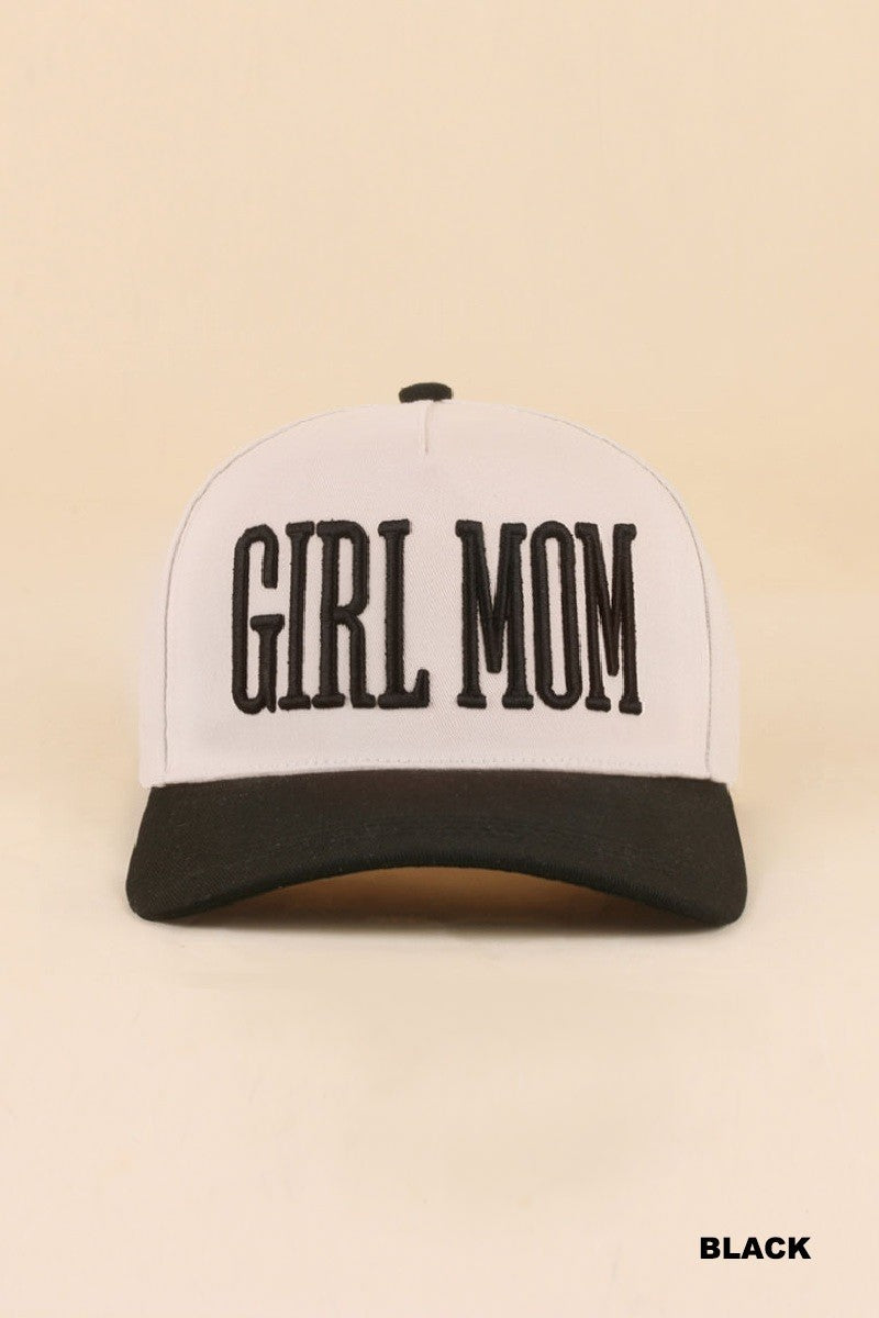 Girl Mom Snapback - Black