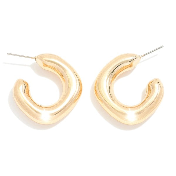 Simple Huggie Hoop Earring