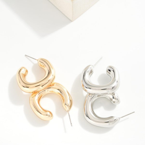Simple Huggie Hoop Earring