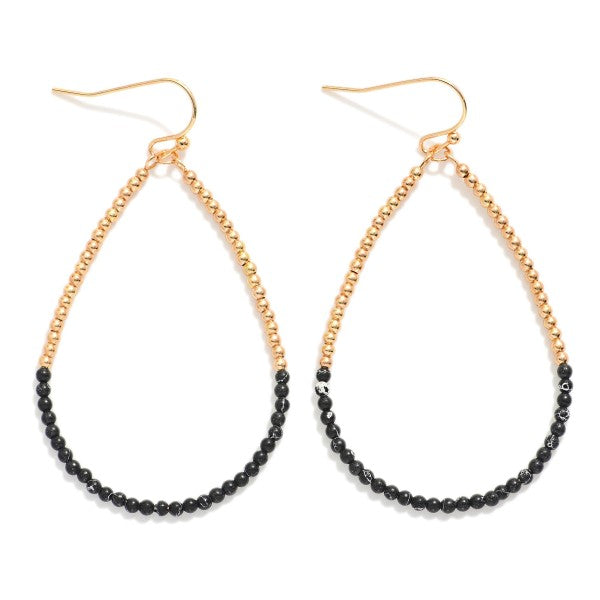 Beaded Teardrop Earrings