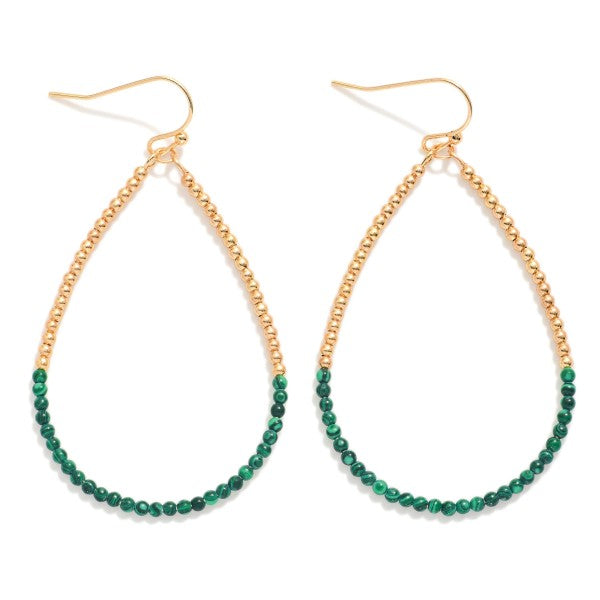 Beaded Teardrop Earrings