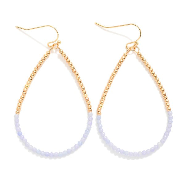 Beaded Teardrop Earrings