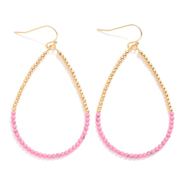 Beaded Teardrop Earrings
