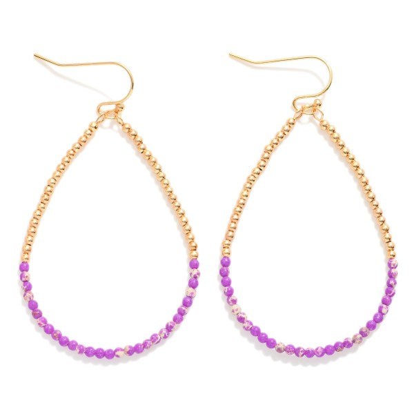 Beaded Teardrop Earrings