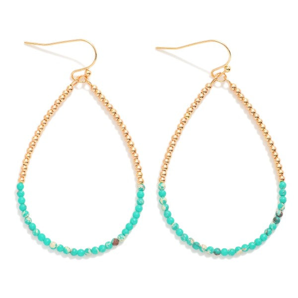 Beaded Teardrop Earrings