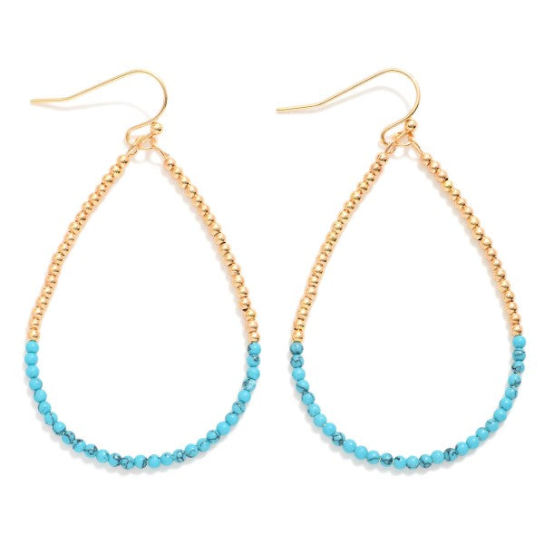 Beaded Teardrop Earrings