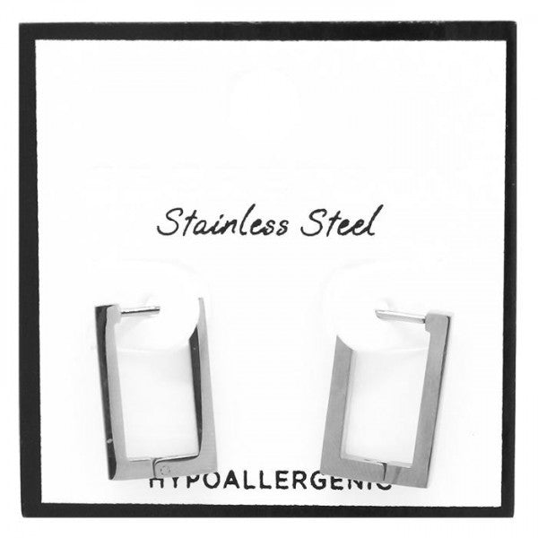 Rectangle Hoop Earrings