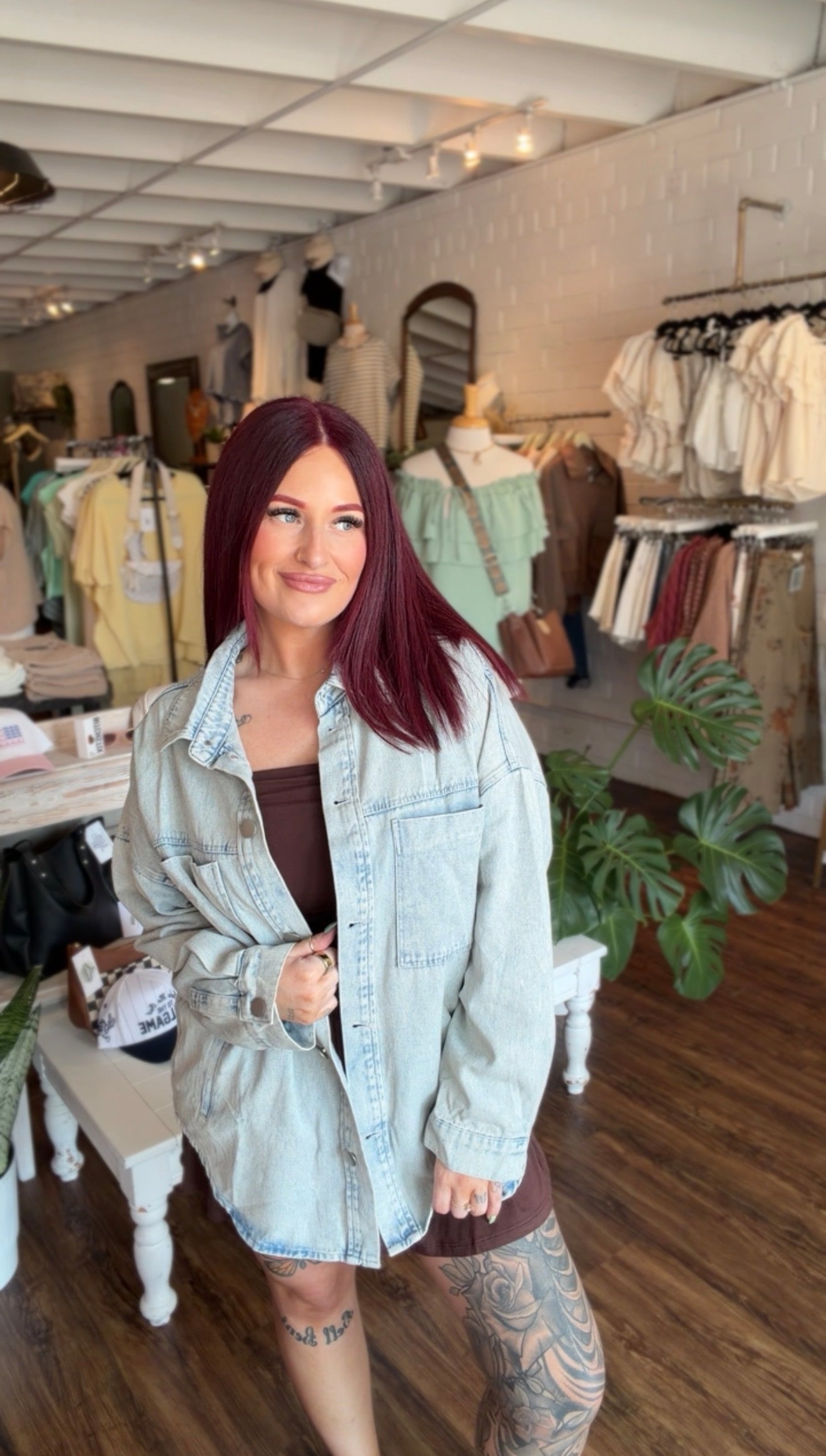 Denim Button Up Shacket