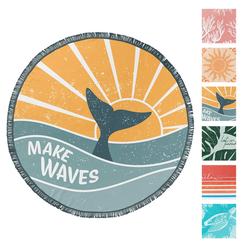 Round Beach Towel