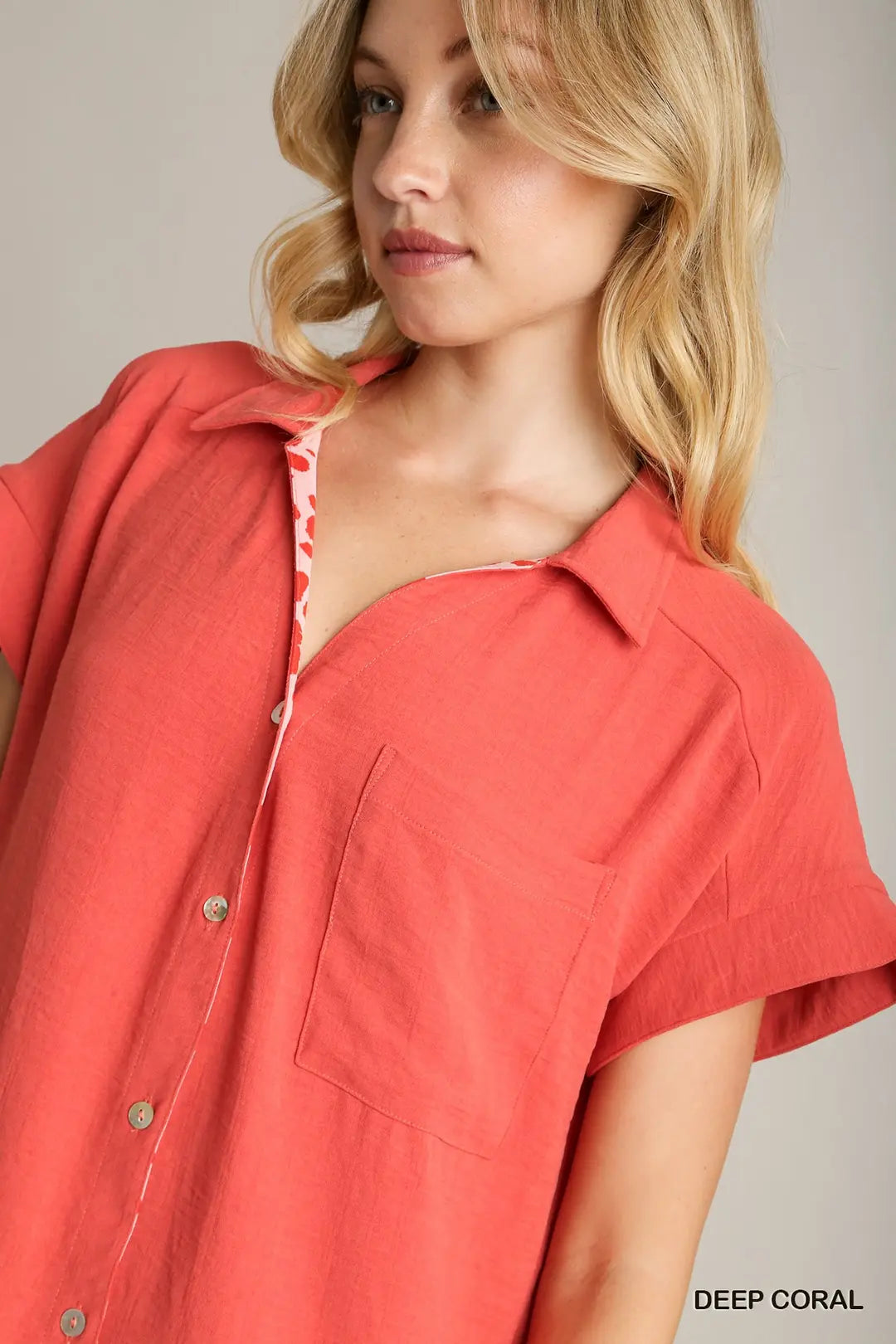 Collared Button Down Shirt Dress