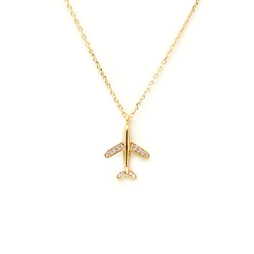 Next Destination Airplane Necklace