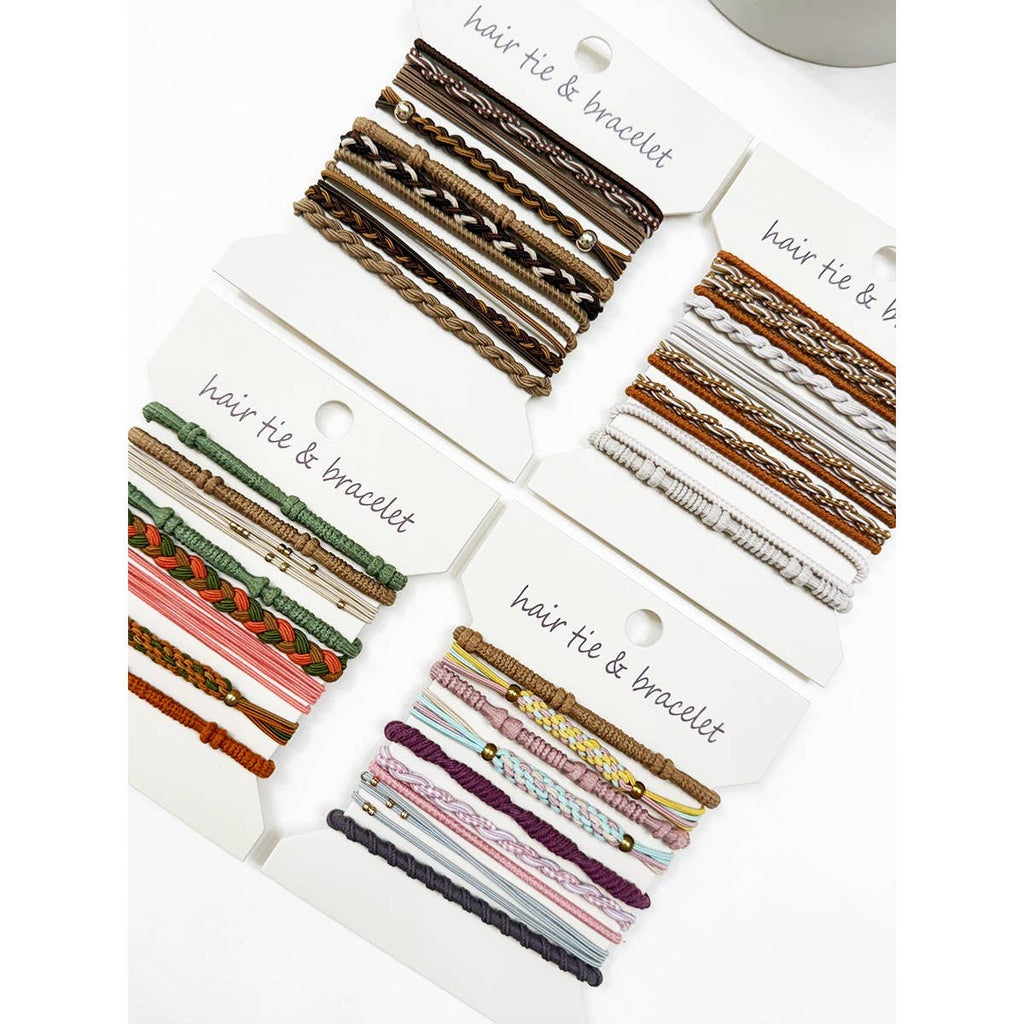 Boho Inspired Hair Tie Bracelets