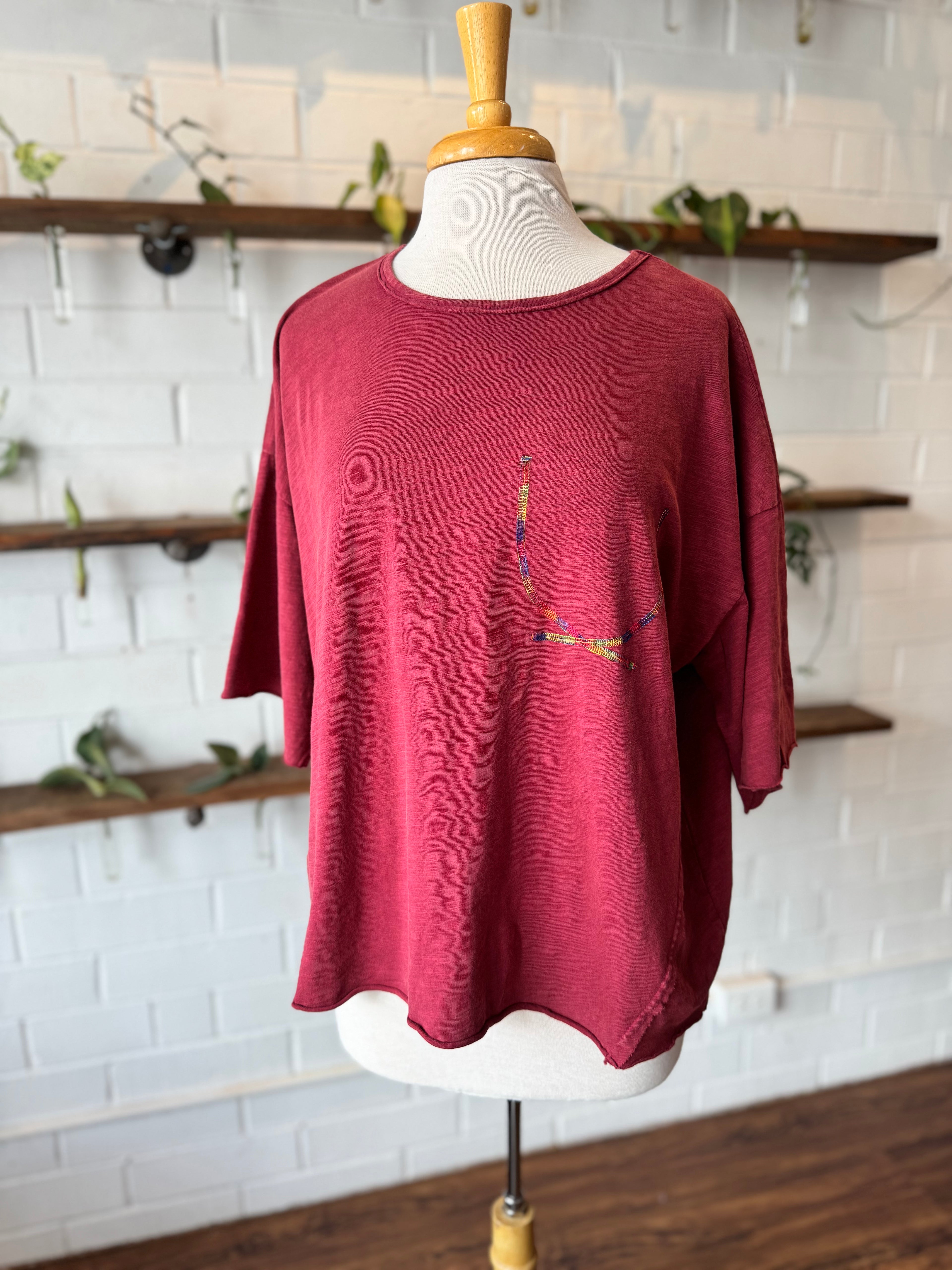 Faux Pocket Tee