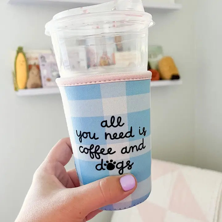 Coffee & Dogs Drink Sleeve