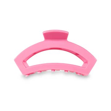 Medium Open Hair Clip - Peonies Please