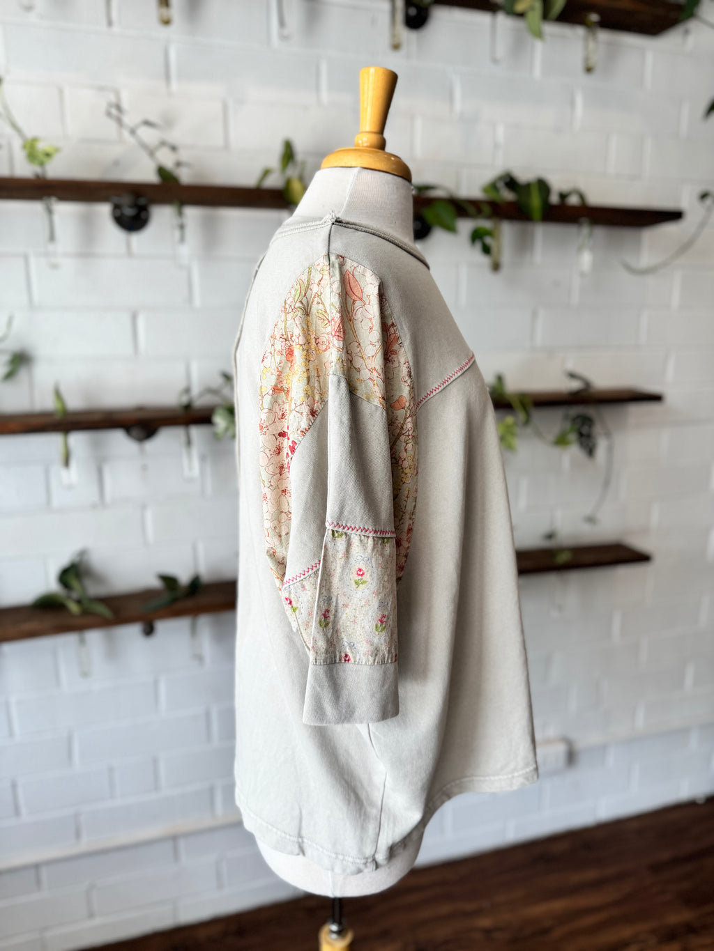 Patchwork Sleeve Top