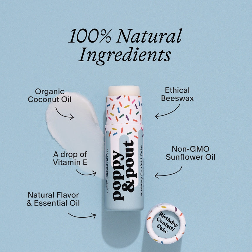 Lip Balm, Birthday Confetti Cake