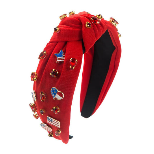 Red Fourth of July Headband