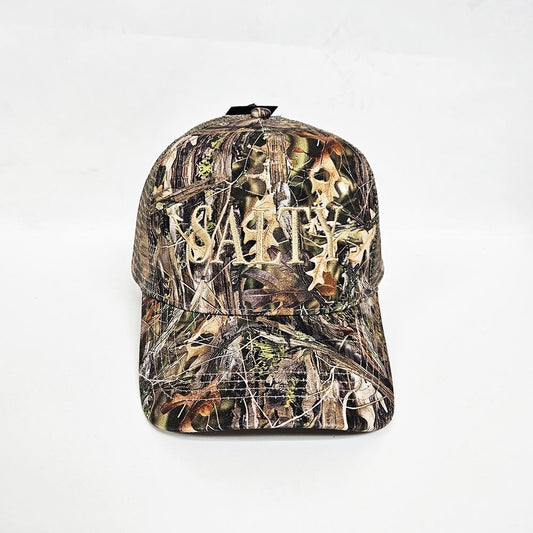'Salty' Embroidered Camo Baseball Cap