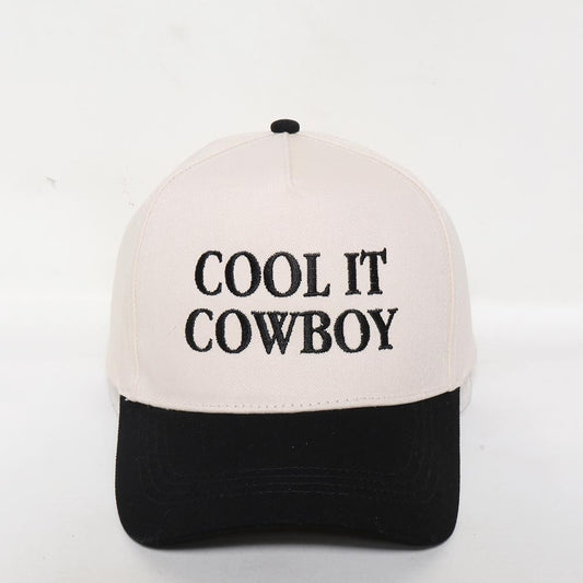 Cool It Cowboy Embroidered Baseball Cap
