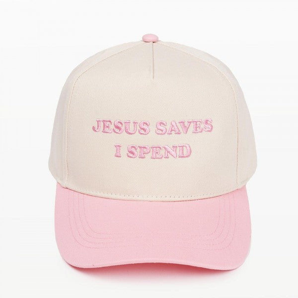 Jesus Saves I Spend - Biege