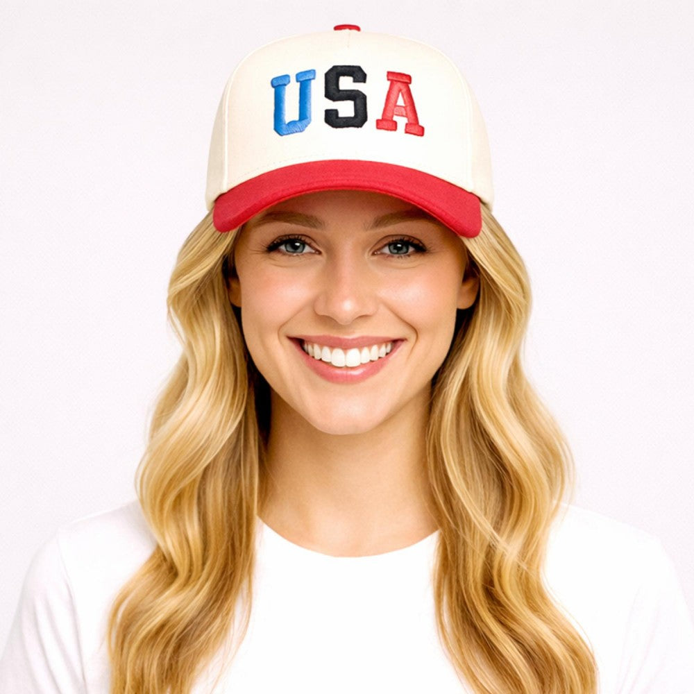 Do Everything In Love 3D "USA" Two Tone Baseball Cap