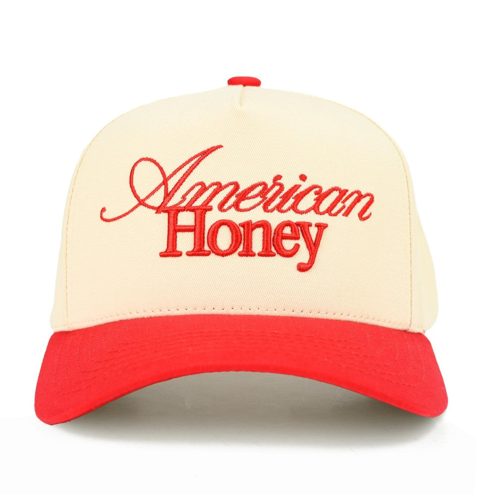 "American Honey" Embroidered Two Tone Baseball Cap
