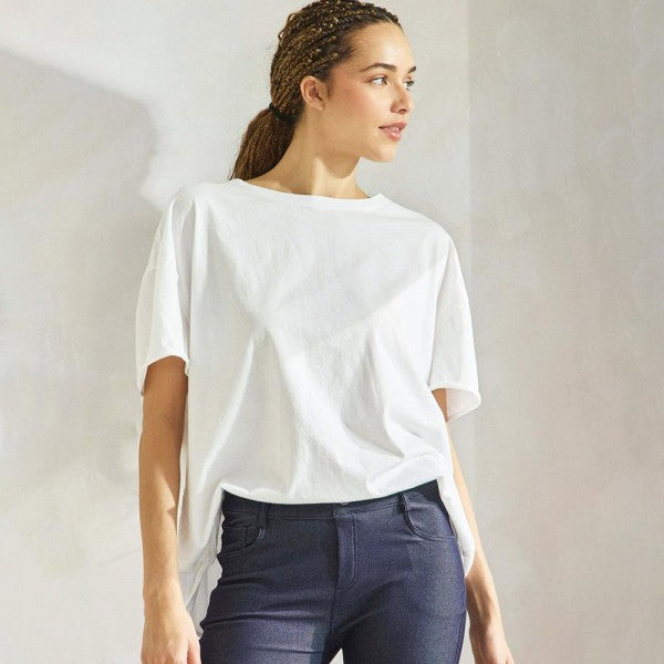 The Essential Raw Edge Tee -Black