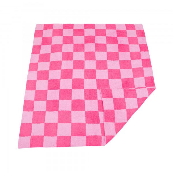 Checkered Print Blanket