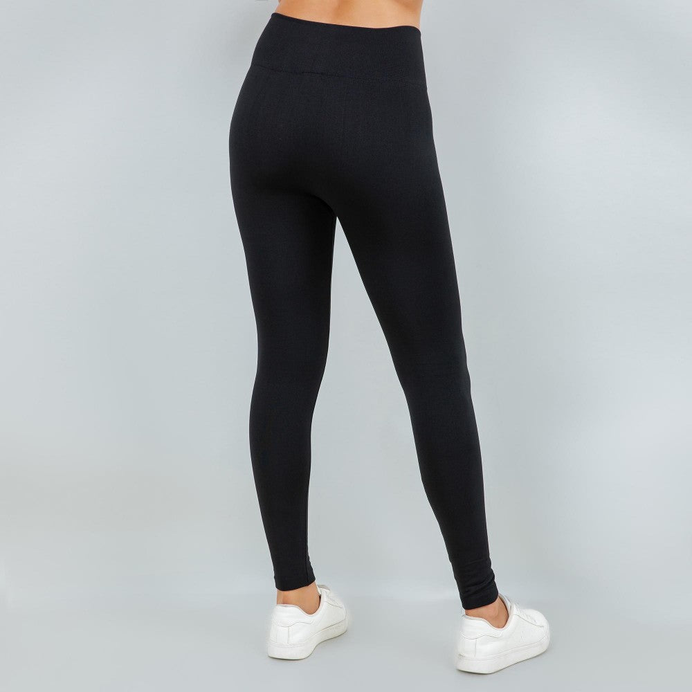 PLUS SIZE Seamless Fleece Lined Leggings