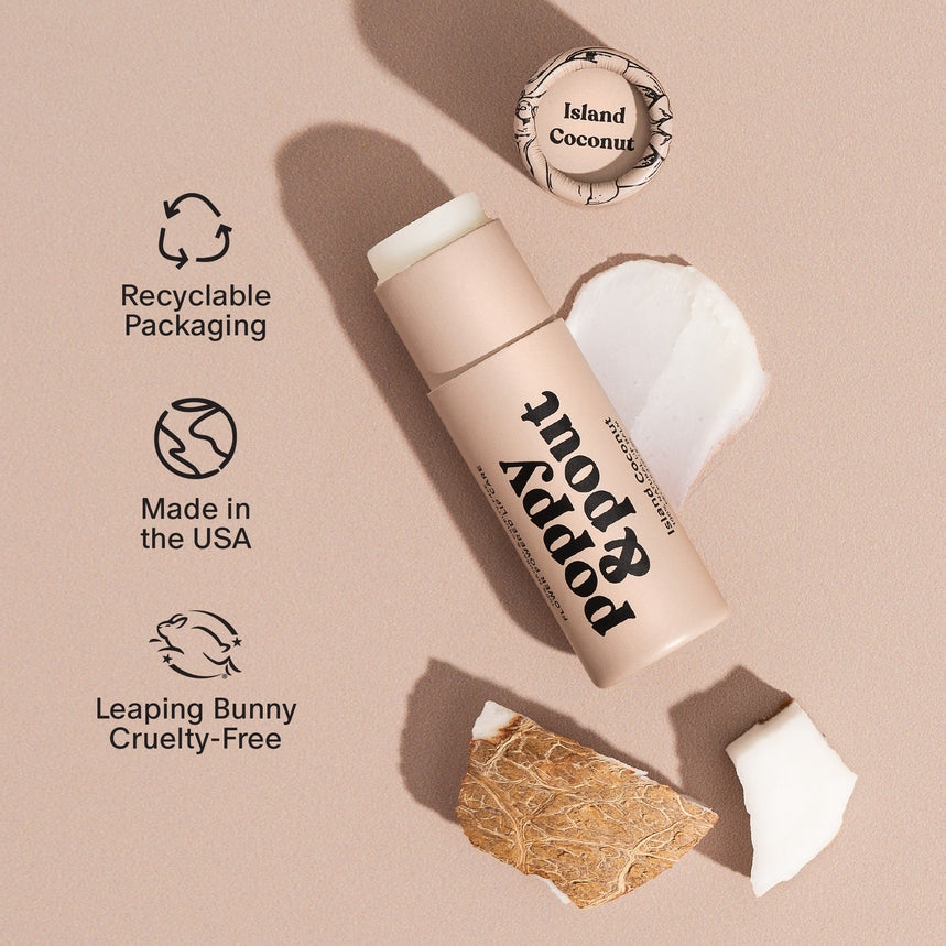 Lip Balm, Retro Surf, Island Coconut