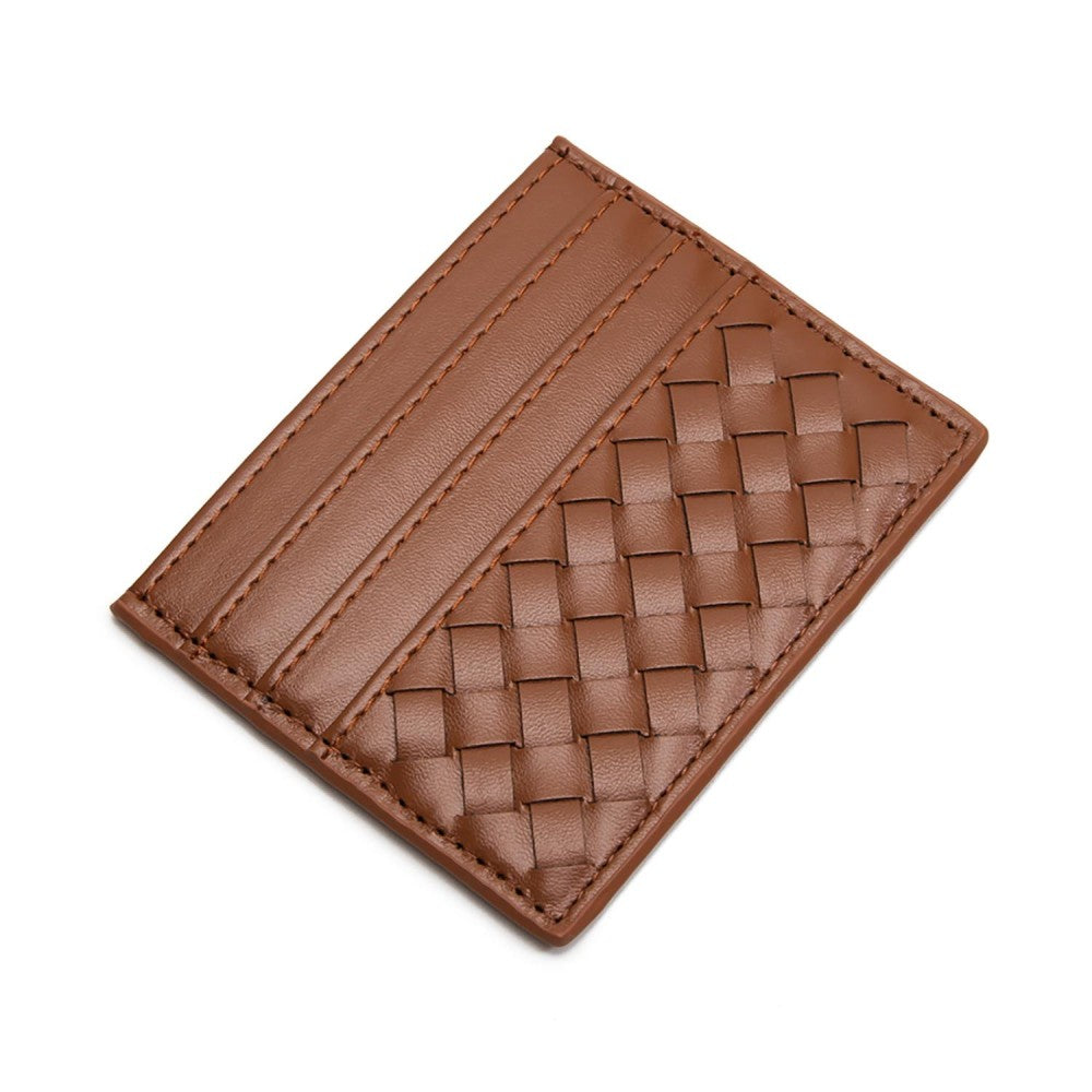Double sided Card holder- Brown