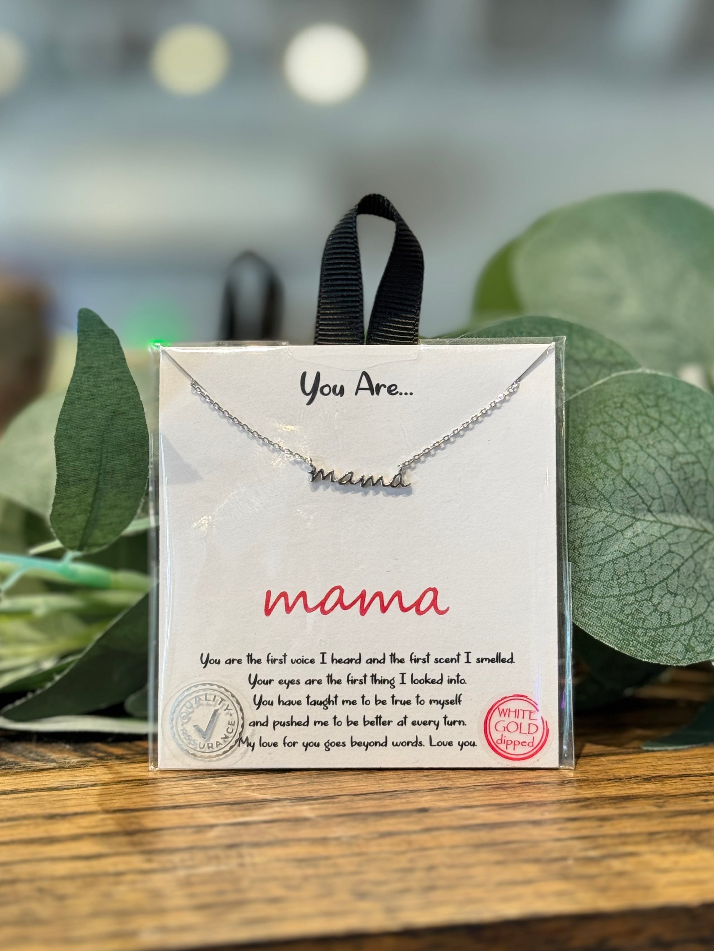 Mama Necklace - Silver