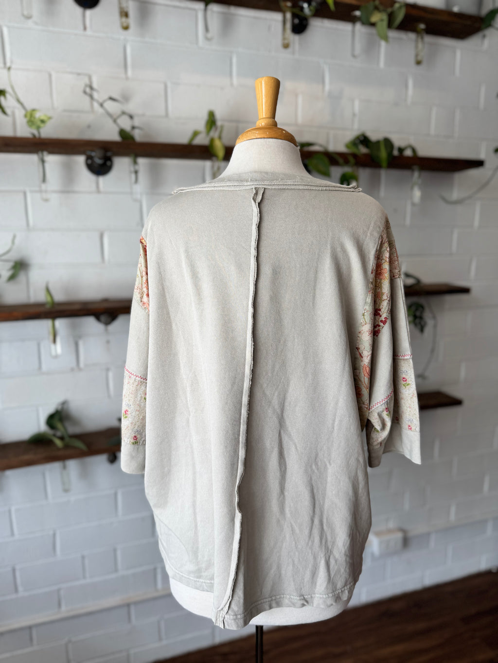 Patchwork Sleeve Top